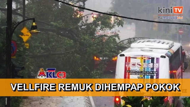 Lagi Kejadian Pokok Tumbang Di Kl Kali Ini Hempap Vellfire