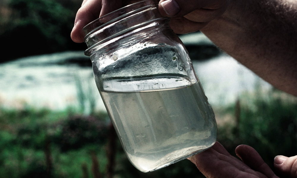 Results of water sample analysis to be submitted to DOE - KJ