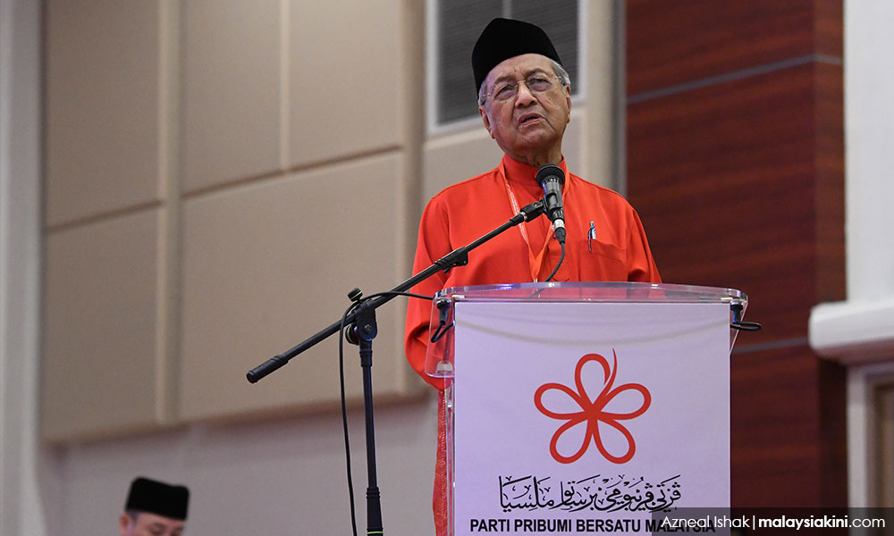 马哈迪明早见团结党议员,商讨首相人选