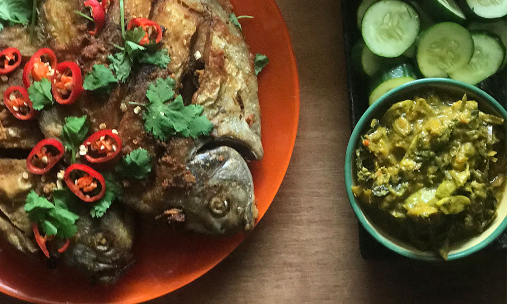 Cooking is her life, and palm oil her companion