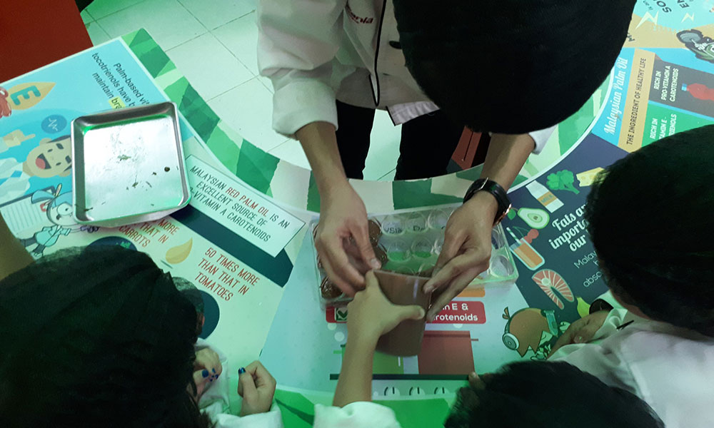 KidZania KL educating kids on benefits of palm oil through chocolate