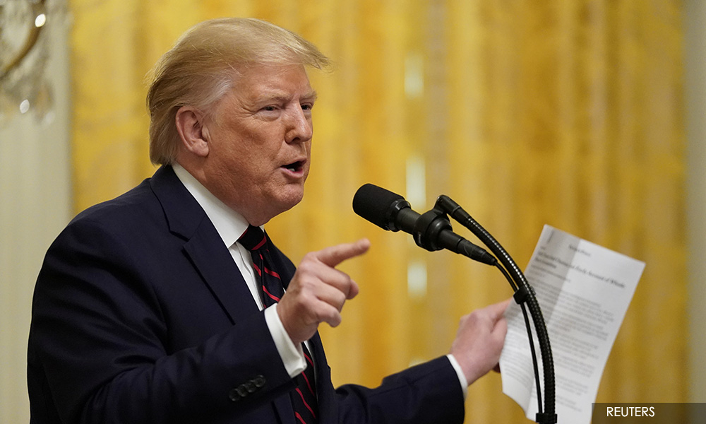 Trump says China wants him to lose his bid for re-election