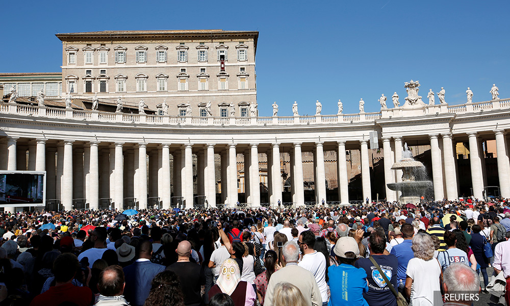 Vatican reports first case of coronavirus inside its walls