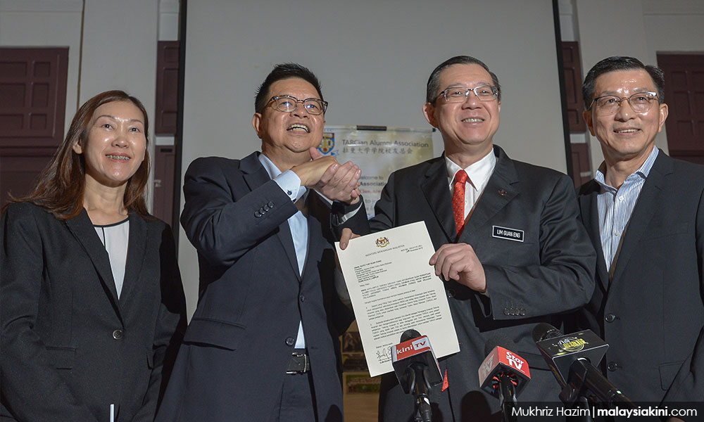 RM40m grant for TAR UC transferred to trust fund today