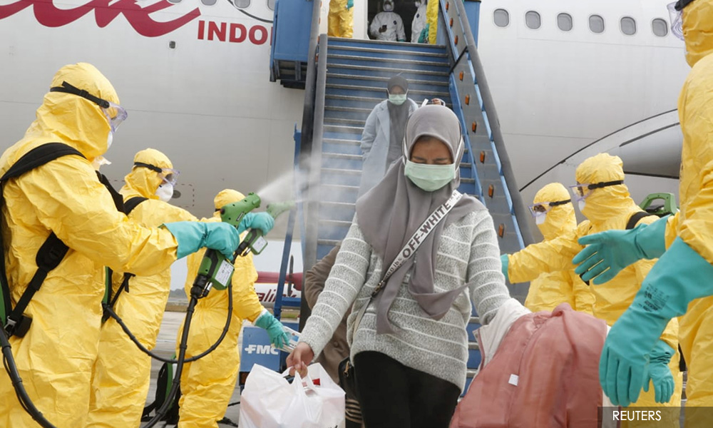 Indonesia to suspend foreign arrivals as Covid-19 cases, deaths rise