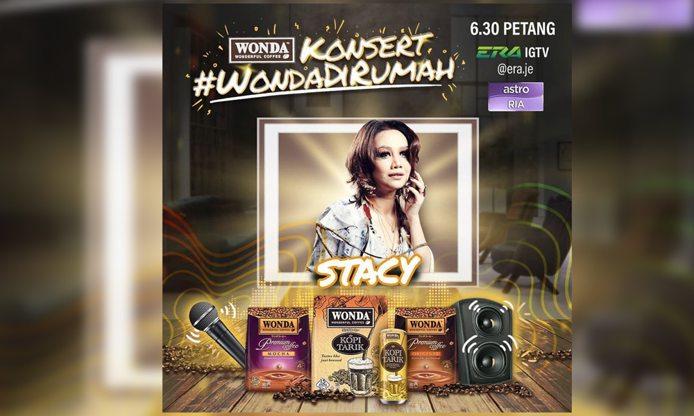 Stacy bakal hiburkan peminat dari rumah
