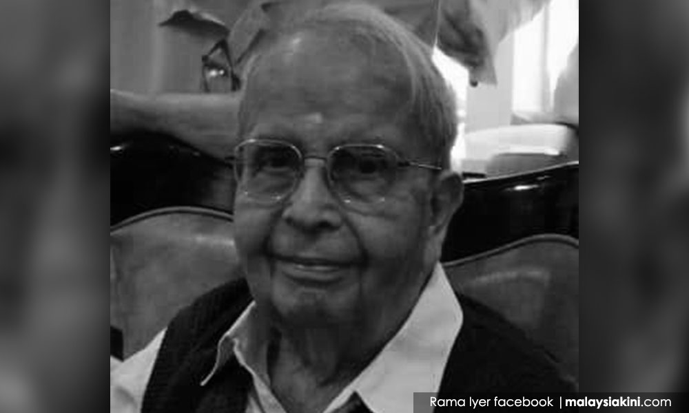 Farewell to Rama Iyer, an eminent servant of old Malaysia