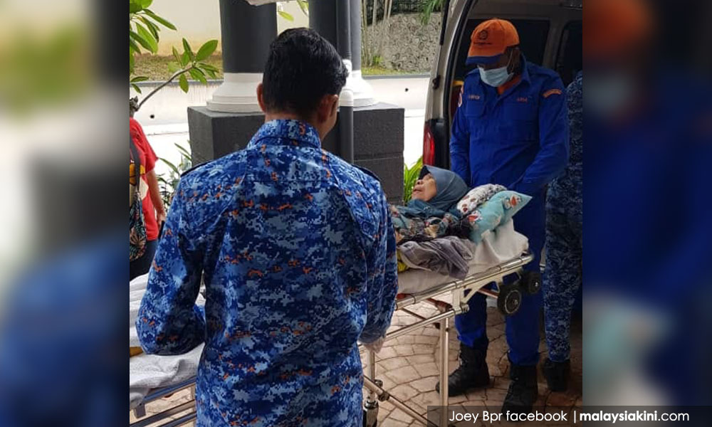 'Tulang sumsum pecah, ya Allah selamatkan mak aku'