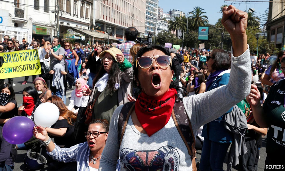 A day without women: Strikes across Latin America follow huge rallies