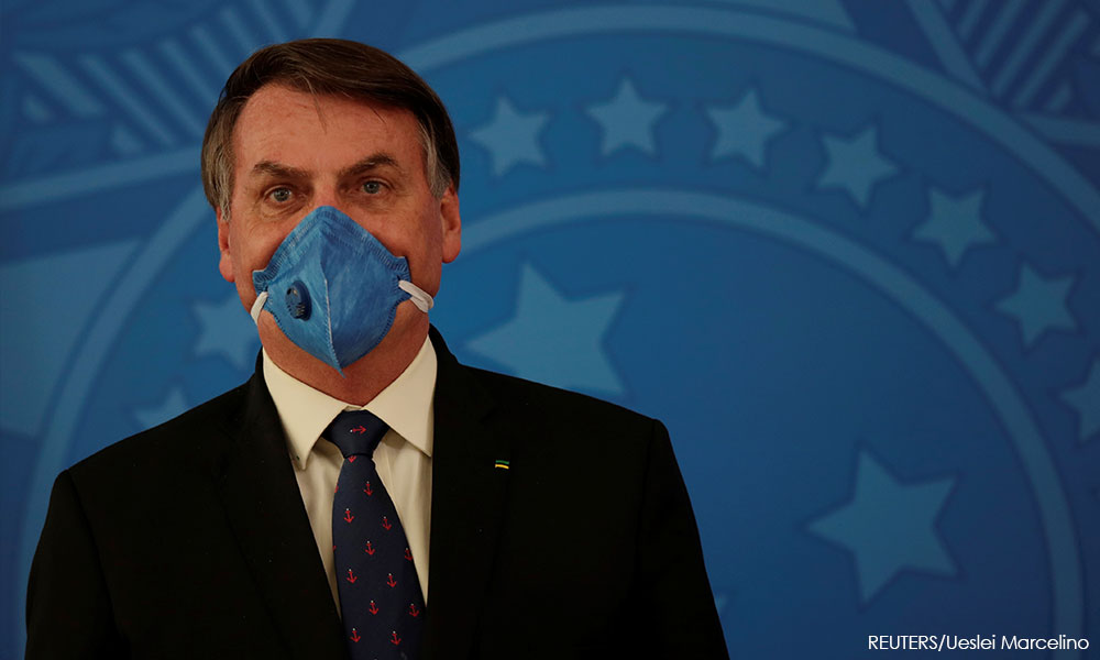 Bolsonaro urges Brazilians to get back to work, dismisses coronavirus 'hysteria'