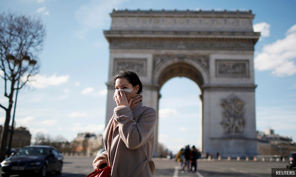 France imposes lockdown to combat virus