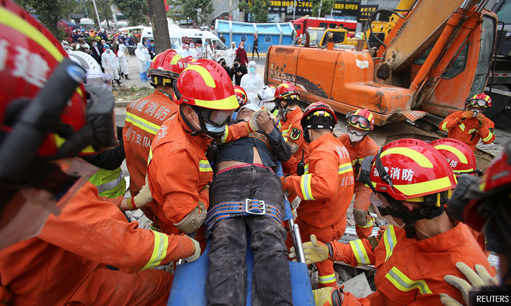 Ten die at collapsed China quarantine hotel