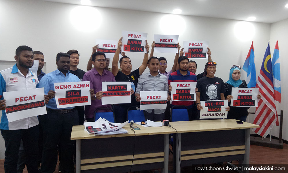 Anggota AMK mahu 18 pemimpin kem Azmin dikenakan tindakan