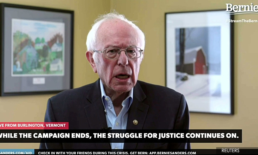 Sanders quits US presidential race, setting up Biden battle with Trump