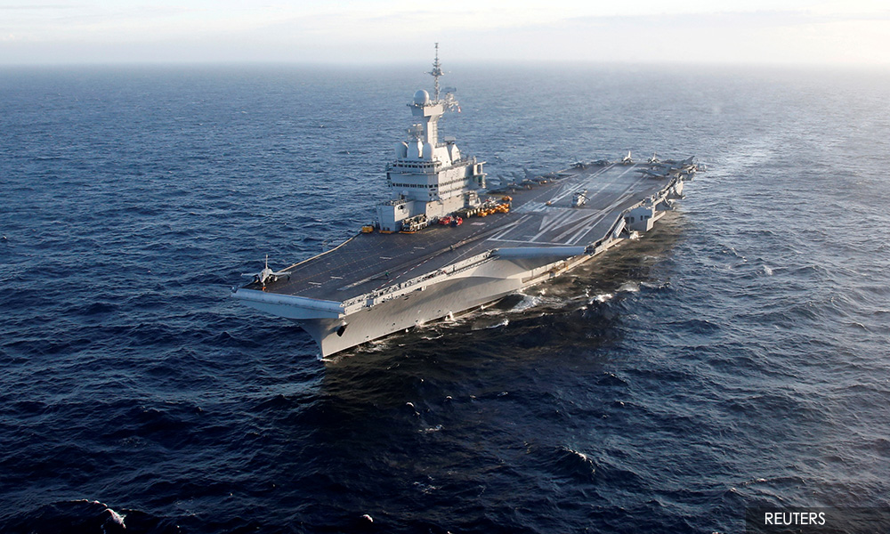 Coronavirus spreads on French aircraft carrier, hundreds infected