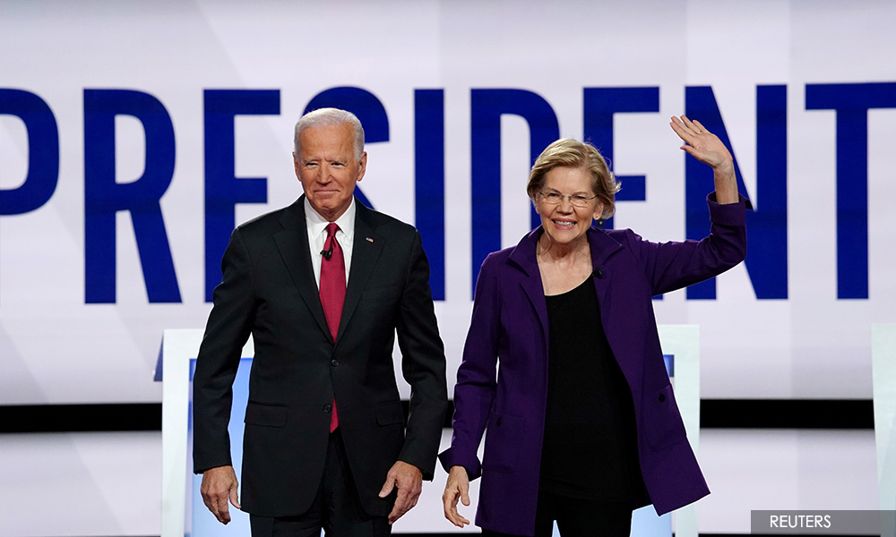 Warren says she would accept an offer to be Biden's running mate