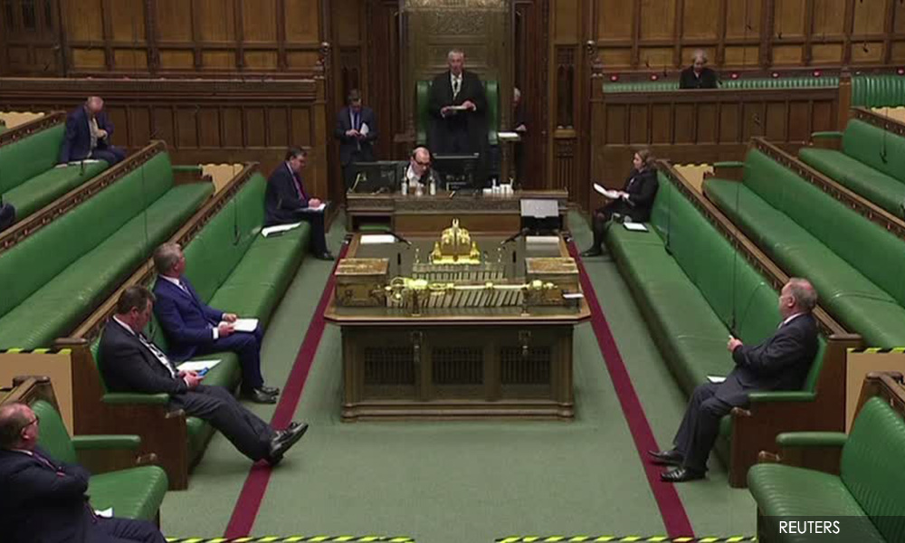 Britain's Zoom parliament makes an almost glitch-free debut