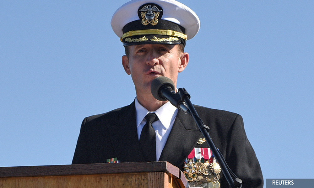 Fired US Navy captain reportedly tests positive for Covid-19