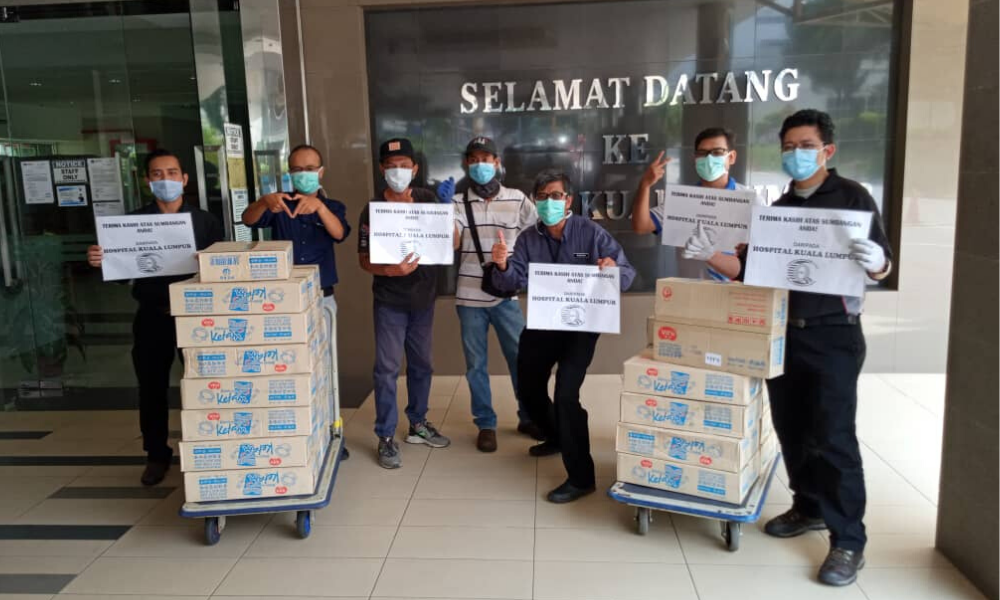 Vits lancar kempen bantuan derma Pakaian Perlindungan Diri (PPE) untuk Hospital Kuala Lumpur