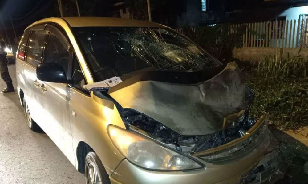 GOF personnel injured after car rams roadblock