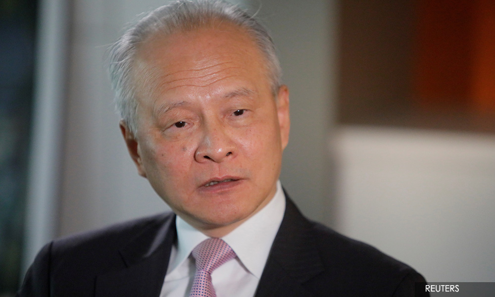 Chinese envoy takes veiled swipe at Trump for politicising coronavirus