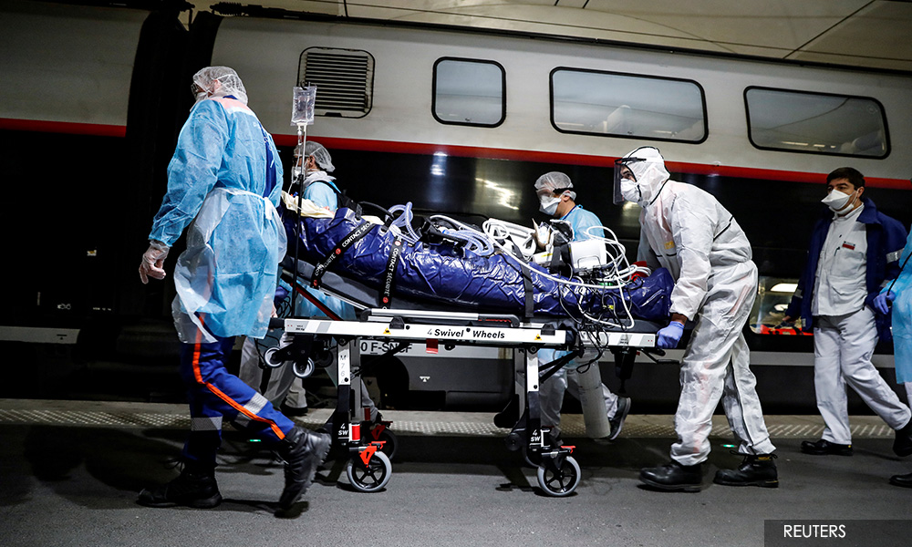 Spain's coronavirus cases top 100,000, reports highest single-day death toll