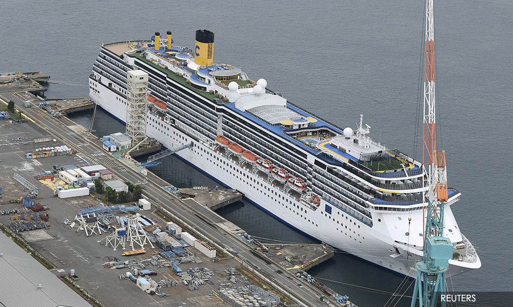 Japan reports 14 more Covid-19 cases on Italian cruise ship