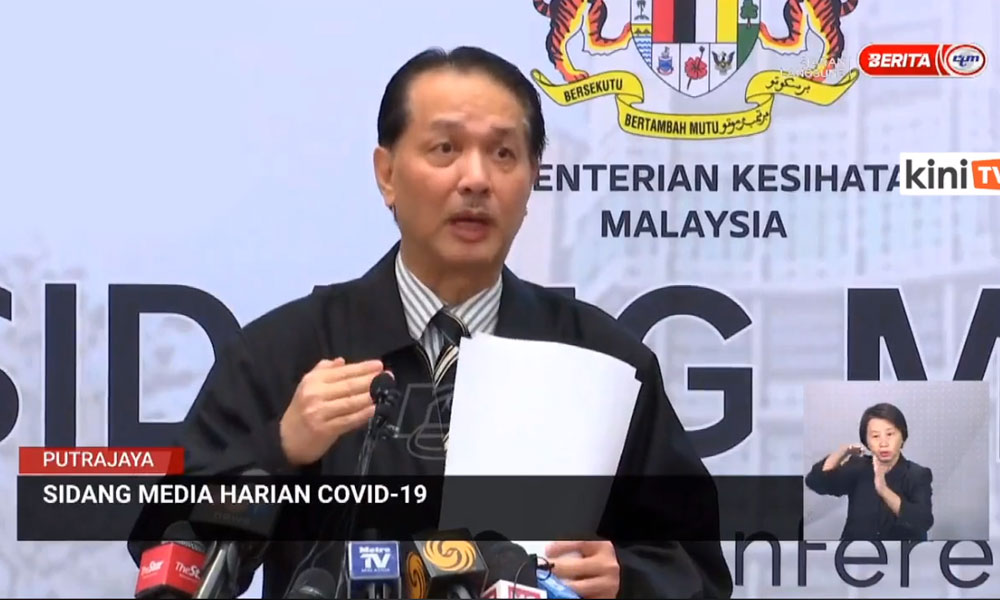 Lapor terus kekurangan PPE pada pegawai KKM - Dr Noor Hisham