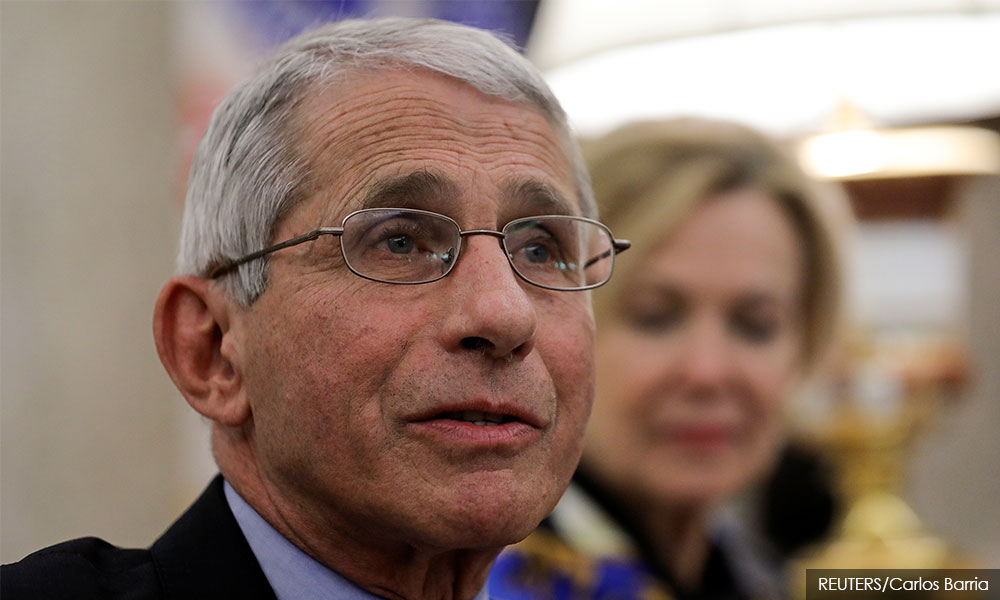 Fauci warns new US cases of Covid-19 could double to 100,000 per day
