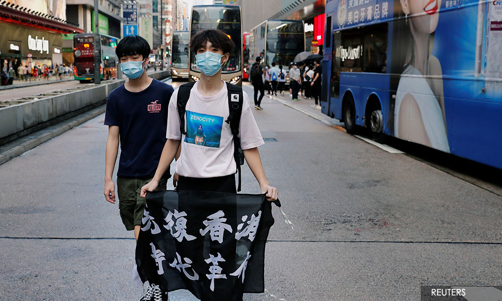 马港台学运组织联署,抨港版国安法毁一国两制