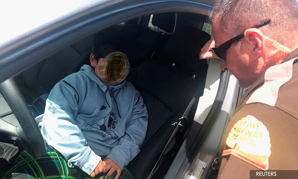 Five-year-old stopped on US highway wanted to buy Lamborghini, police say