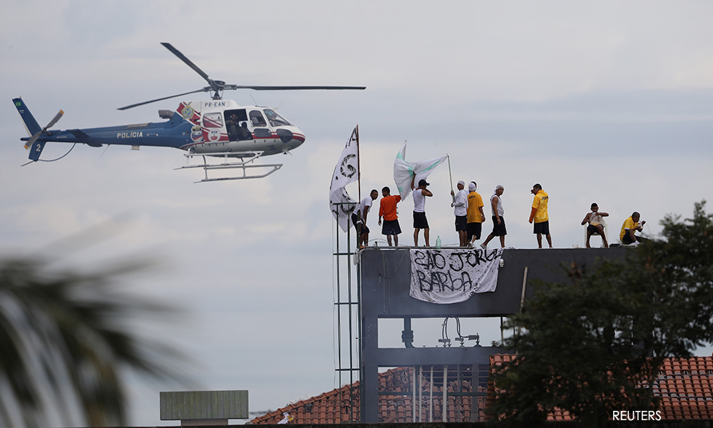 Prisoners take guards hostage in Brazil's coronavirus-hit Manaus