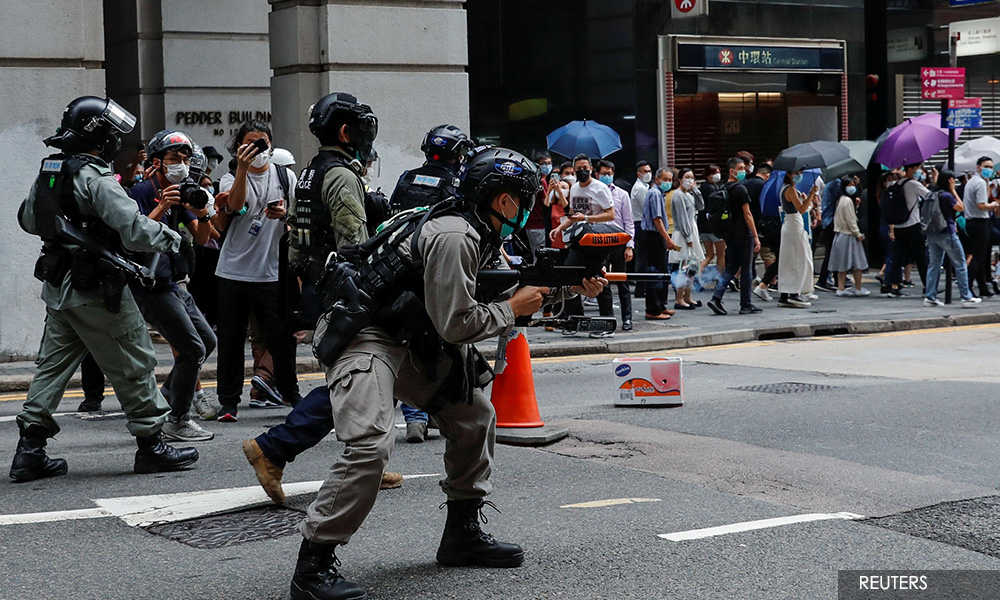 Hong Kong Police Arrest 300 As Thousands Protest Over Security Laws