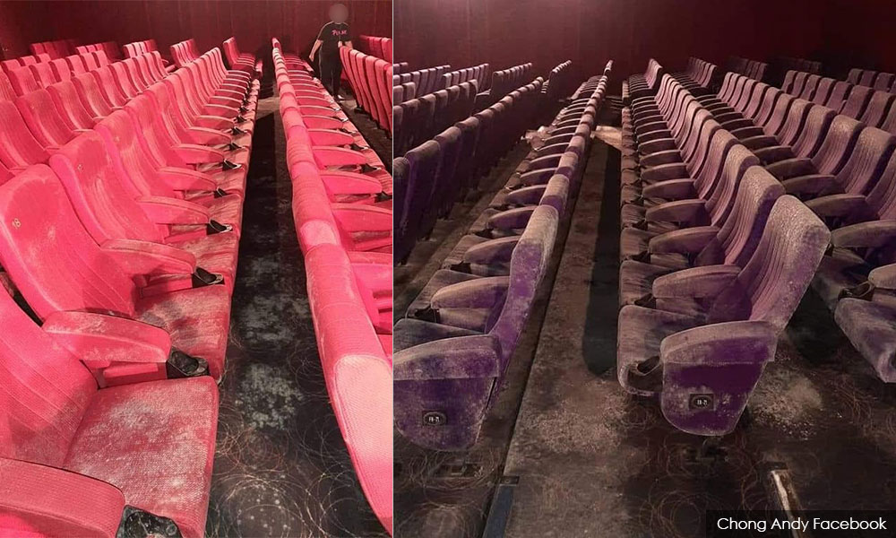 Imej tular kerusi panggung berkulapuk bukan dari GSC, TGV