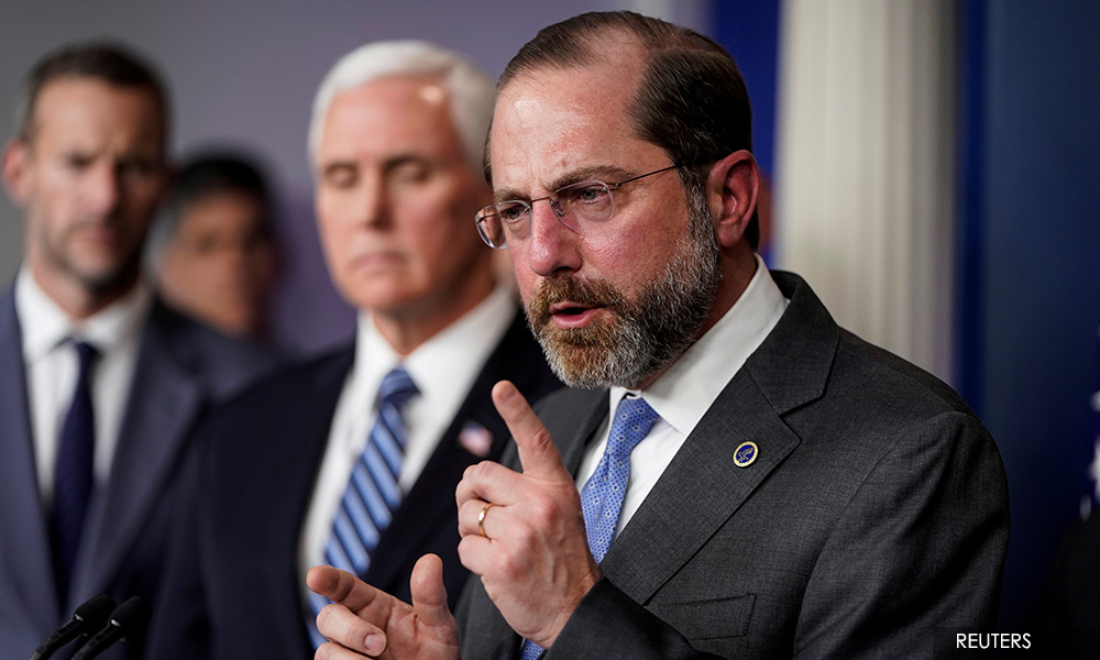 So far, no spike in coronavirus in places reopening - US health secretary