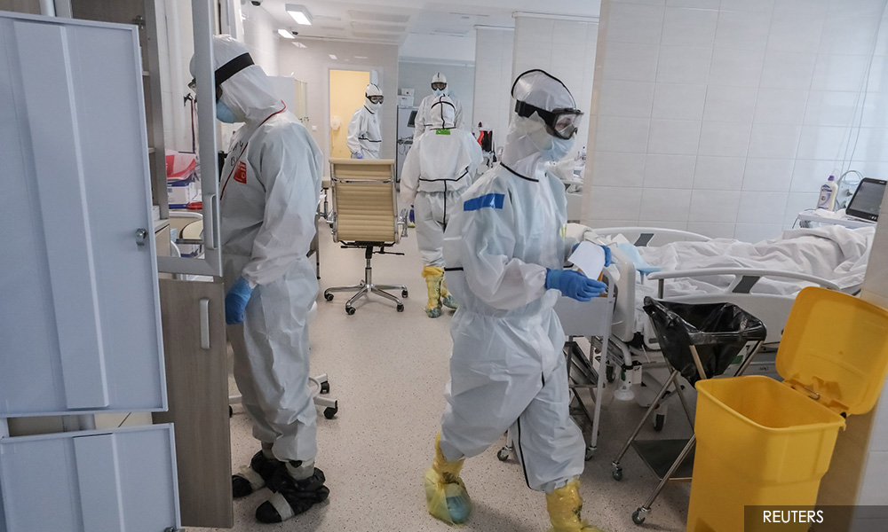 Coronavirus cases in Russia rise by record daily amount, mortality rate slows