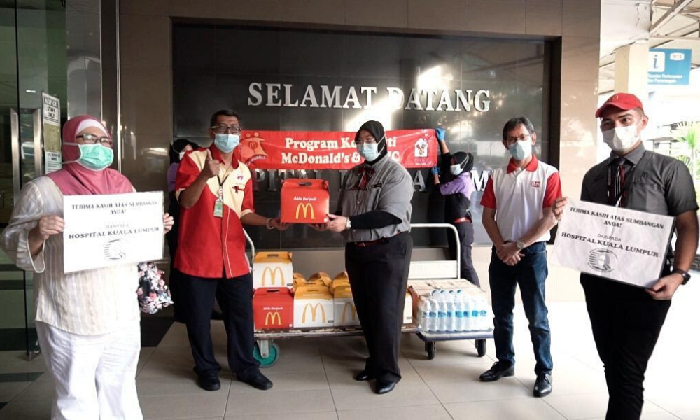 McDonald's Malaysia hargai petugas barisan hadapan COVID-19