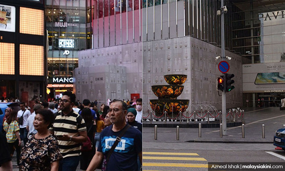 KL iconic places, before and during MCO
