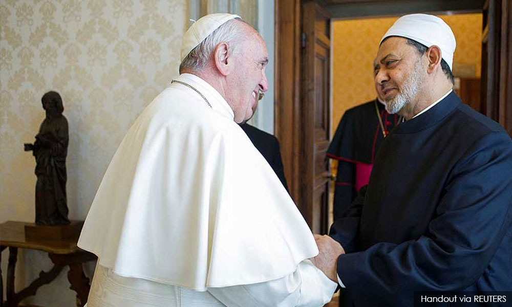 KOLUM | Bila rektor al-Azhar dan pope ajak doa sama-sama