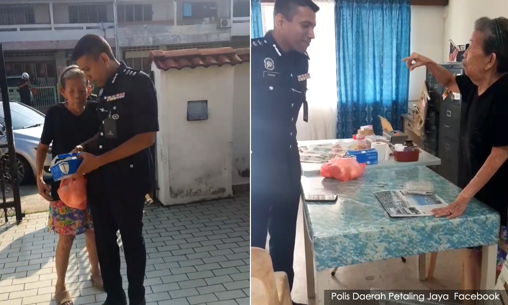 PJ police chief touches netizens' hearts with visit to elderly woman's home
