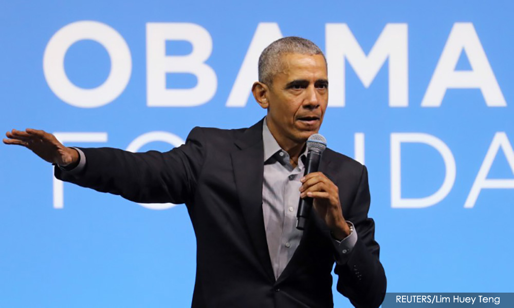 Former U.S. President Obama condemns violence at protests