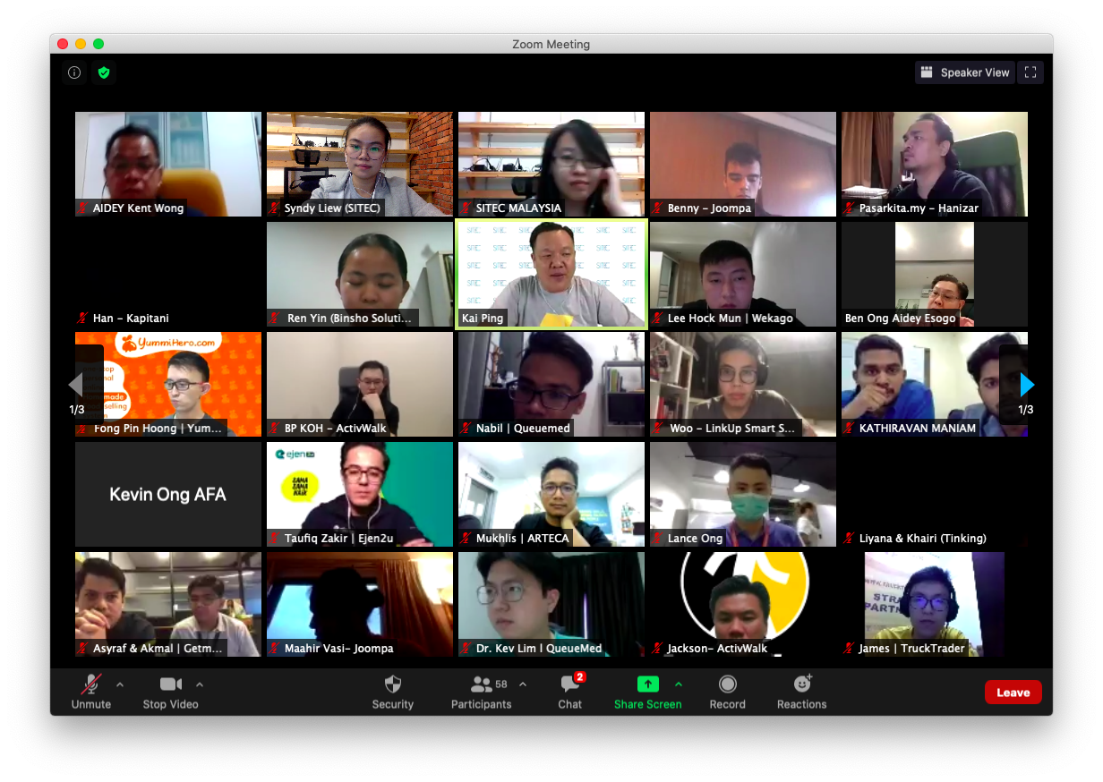 SITEC announces its top 30 startups for Selangor Accelerator Programme 2020