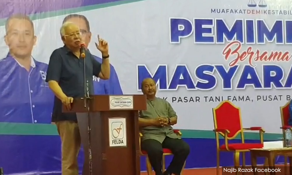 Najib to voters: A BN rep has power of the pen