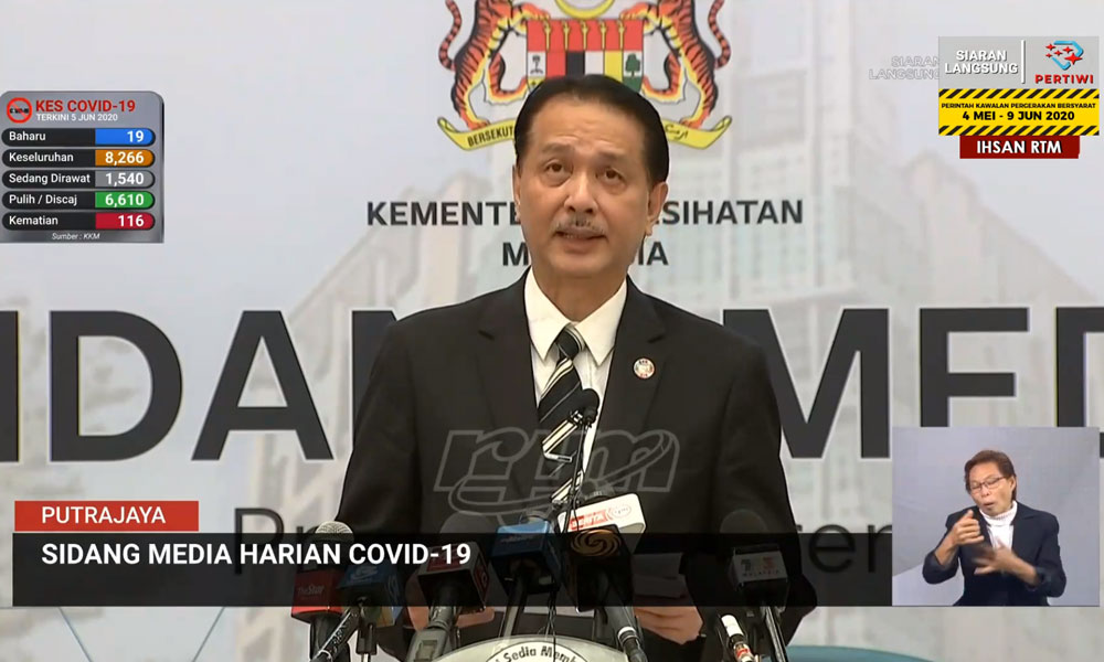 Covid-19: 19 kes baru, satu kematian