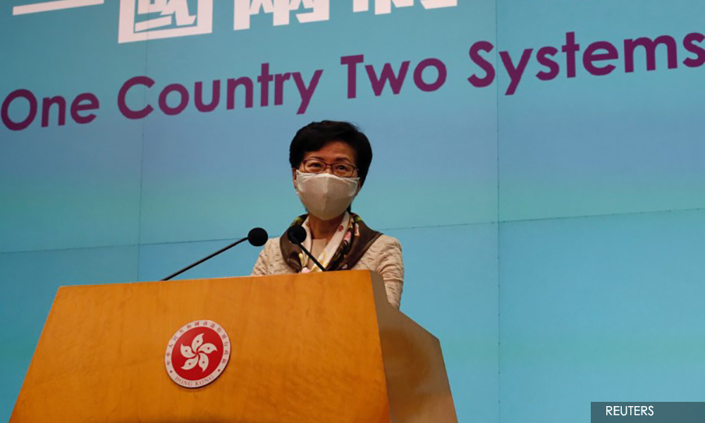 Hong Kong leader calls out 'double standards' on national security, points to U.S.