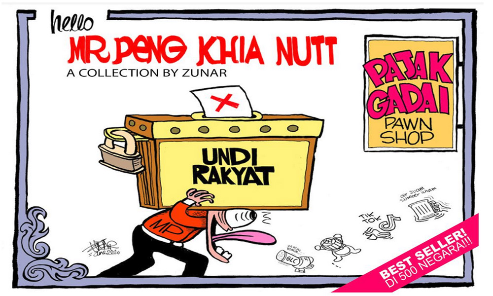 From Doraemon to graft, Zunar's first e-book takes on latest M'sia issues