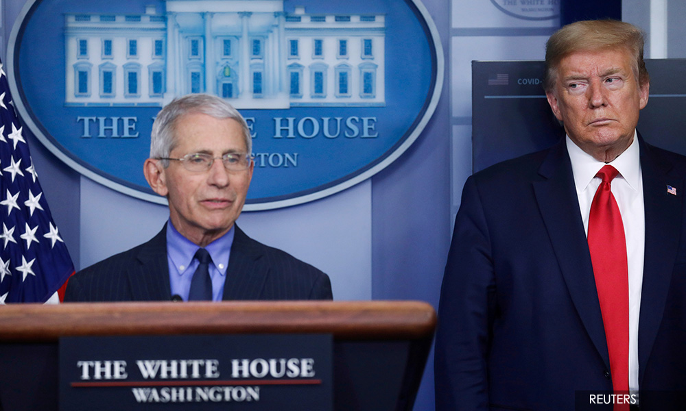 Trump on Fauci's high approval ratings: 'Nobody likes me'