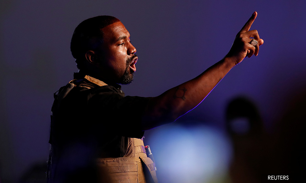A tearful Kanye West launches presidential campaign with a rambling rally