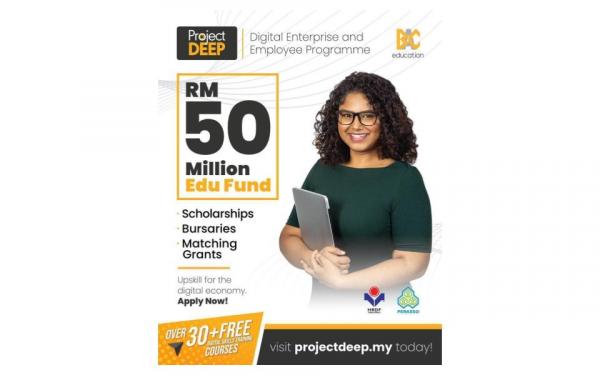 Project Deep Rm50 Million Education Fund To Help Build A Digital Workforce For Malaysia