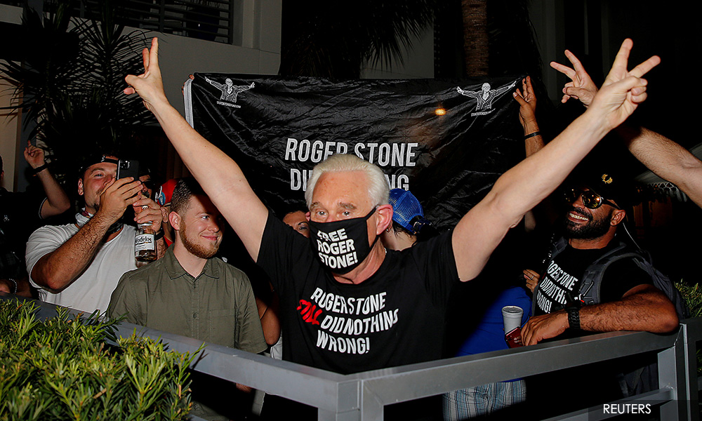 'Witch Hunt': Trump commutes long-time adviser Roger Stone's prison sentence